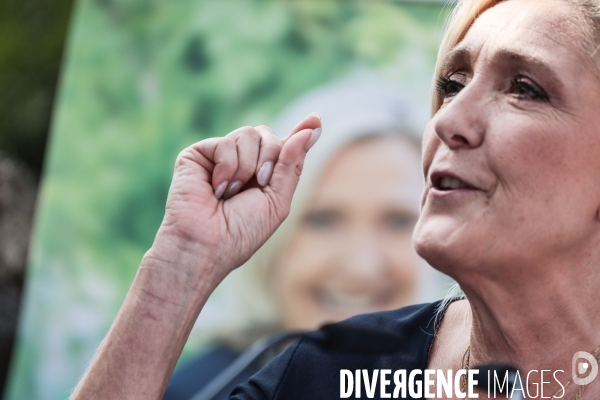 Rn - rentree politique de marine le pen a henin beaumont