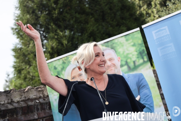 Rn - rentree politique de marine le pen a henin beaumont
