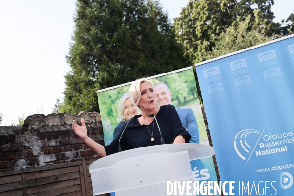 Rn - rentree politique de marine le pen a henin beaumont