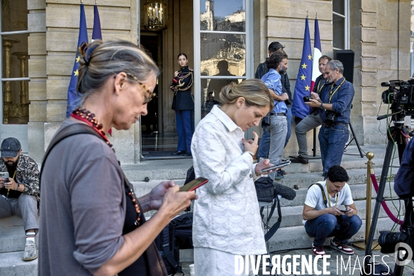Elisabeth Borne reçoit Mathilde Panot et Manuel Bompard -LFI
