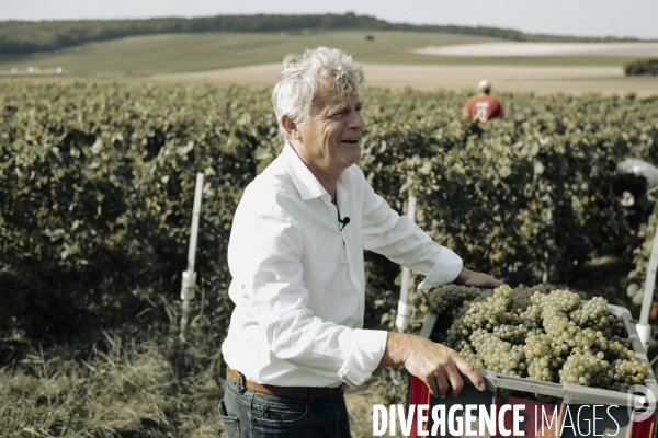 Déplacement de Fabien Roussel dans la Marne.
