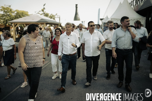 Déplacement de Fabien Roussel dans la Marne.