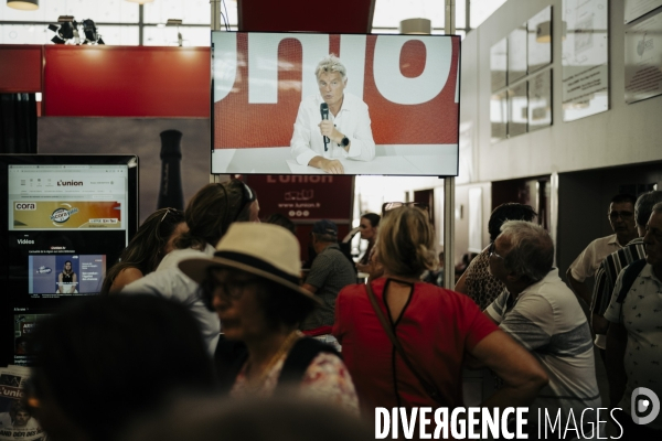 Déplacement de Fabien Roussel dans la Marne.