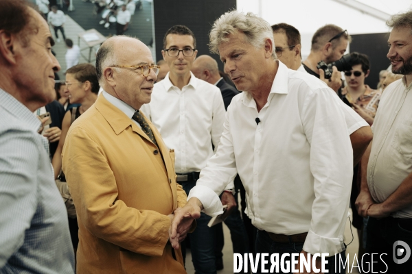 Déplacement de Fabien Roussel dans la Marne.