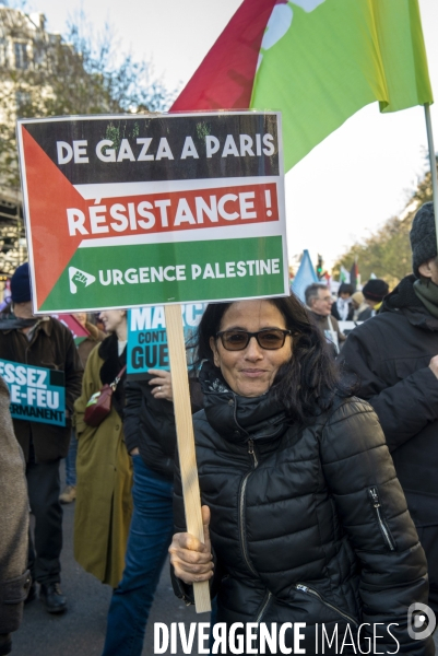 Manifestation pour les palestiniens