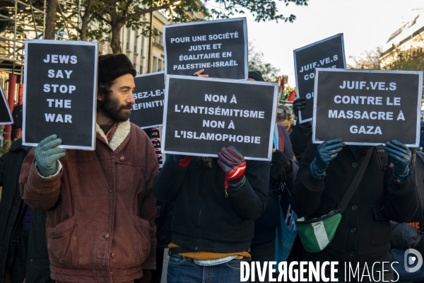 Manifestation pour les palestiniens