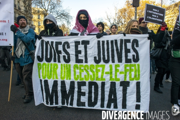 Manifestation pour les palestiniens