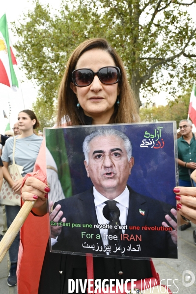 Marche pour le premier anniversaire de la mort de Mahsa Amini. 16 septembre 2023.