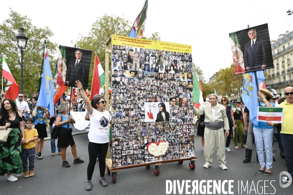 Marche pour le premier anniversaire de la mort de Mahsa Amini. 16 septembre 2023.