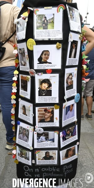 Marche pour le premier anniversaire de la mort de Mahsa Amini. 16 septembre 2023.