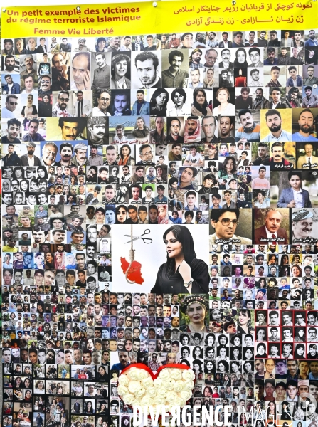 Marche pour le premier anniversaire de la mort de Mahsa Amini. 16 septembre 2023.