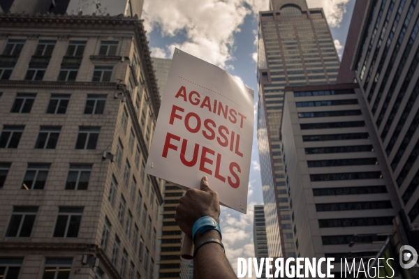New York Climate March against Fossil Fuels
