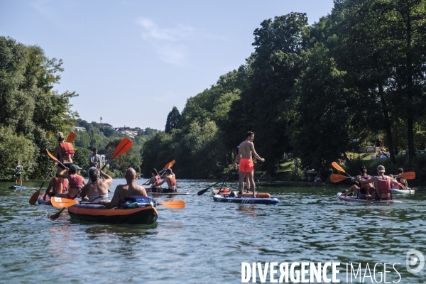 Baignade et activites nautiques dans la Marne