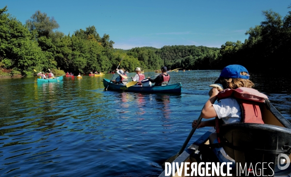 Descente de la Dordogne en Canoé