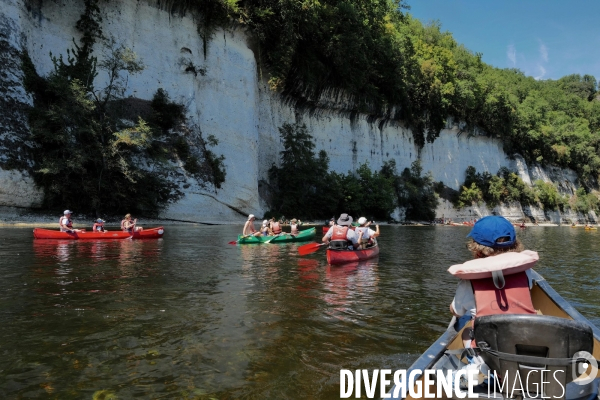 Descente de la Dordogne en Canoé