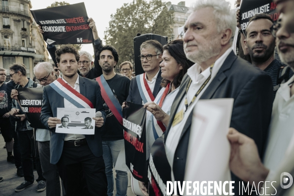 Rassemblement de soutien à Ariane Lavrilleux