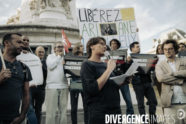 Rassemblement de soutien à Ariane Lavrilleux