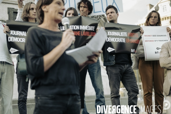 Rassemblement de soutien à Ariane Lavrilleux