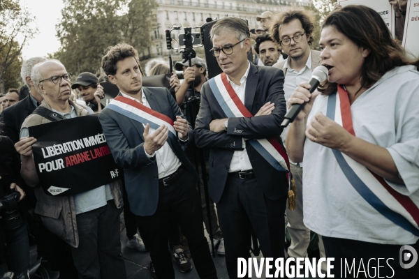 Rassemblement de soutien à Ariane Lavrilleux