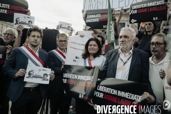 Rassemblement de soutien à Ariane Lavrilleux