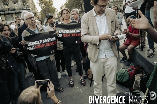 Rassemblement de soutien à Ariane Lavrilleux