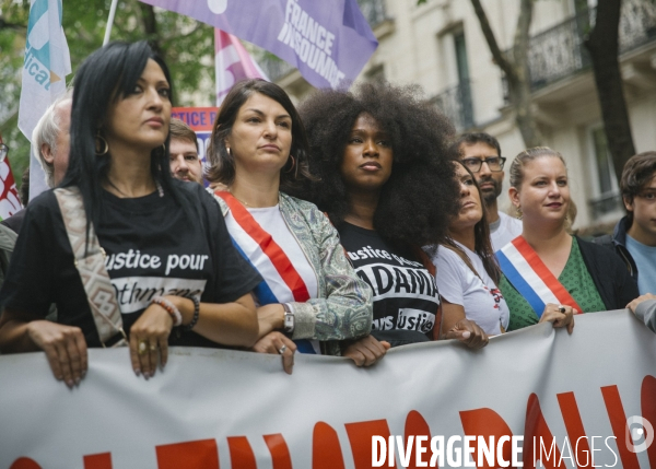 Marche contre les violences policieres et le racisme. 