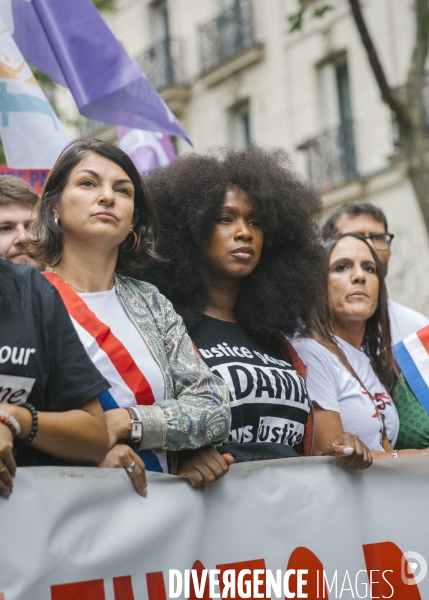 Marche contre les violences policieres et le racisme. 