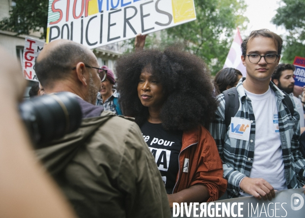 Marche contre les violences policieres et le racisme. 