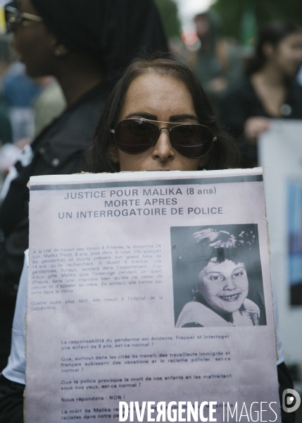 Marche contre les violences policieres et le racisme. 