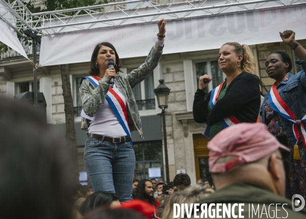 Marche contre les violences policieres et le racisme. 