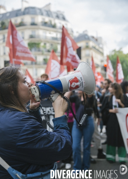 Marche contre les violences policieres et le racisme. 