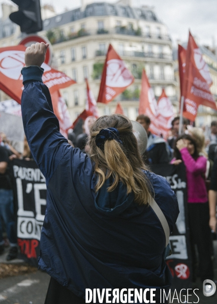 Marche contre les violences policieres et le racisme. 