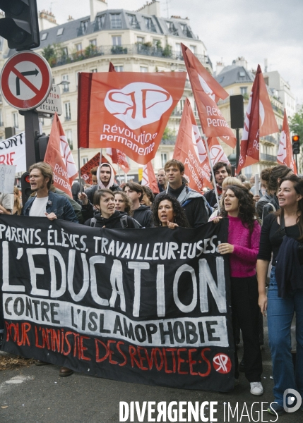 Marche contre les violences policieres et le racisme. 