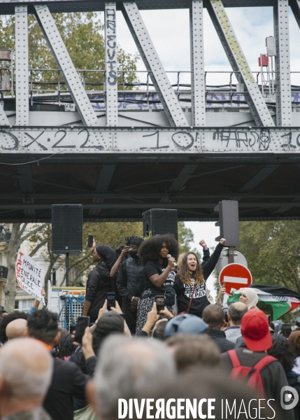 Marche contre les violences policieres et le racisme. 