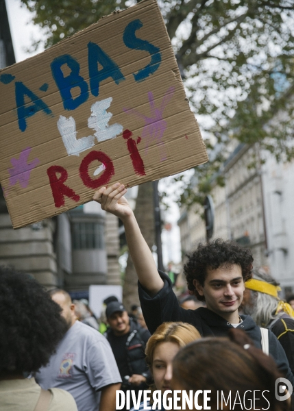 Marche contre les violences policieres et le racisme. 
