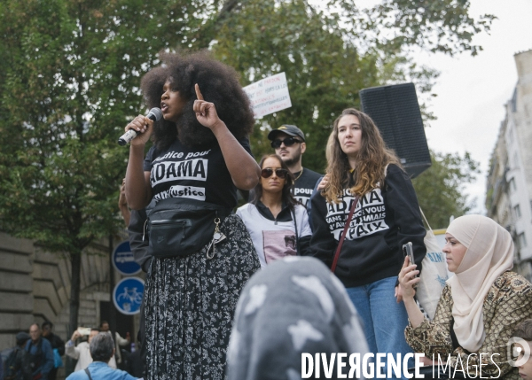 Marche contre les violences policieres et le racisme. 