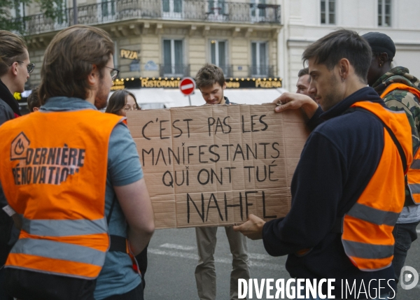 Marche contre les violences policieres et le racisme.