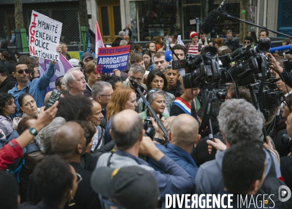 Marche contre les violences policieres et le racisme. 
