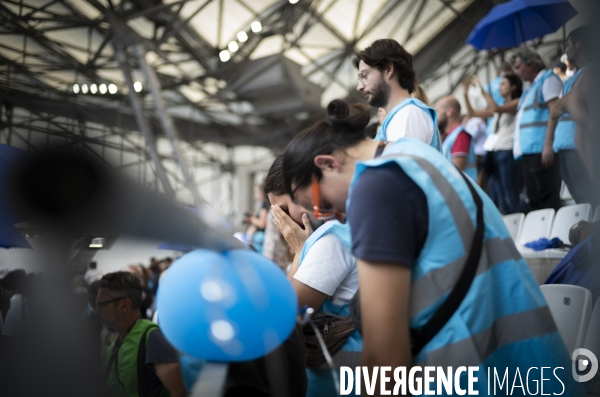 Le Pape au stade vélodrome