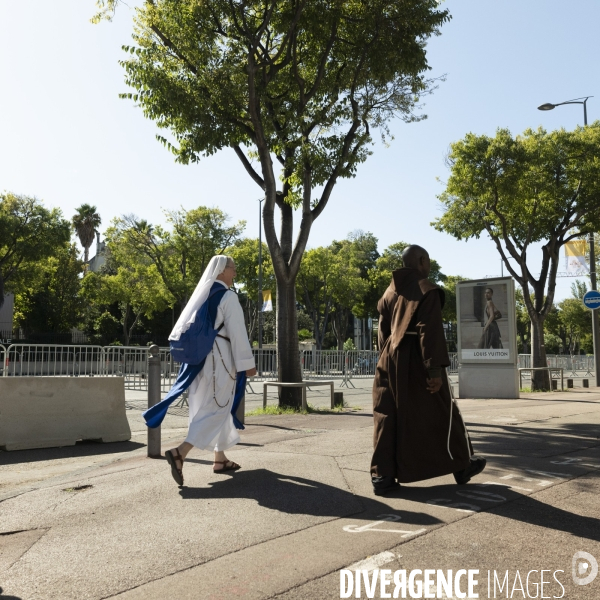 Le Pape au stade vélodrome