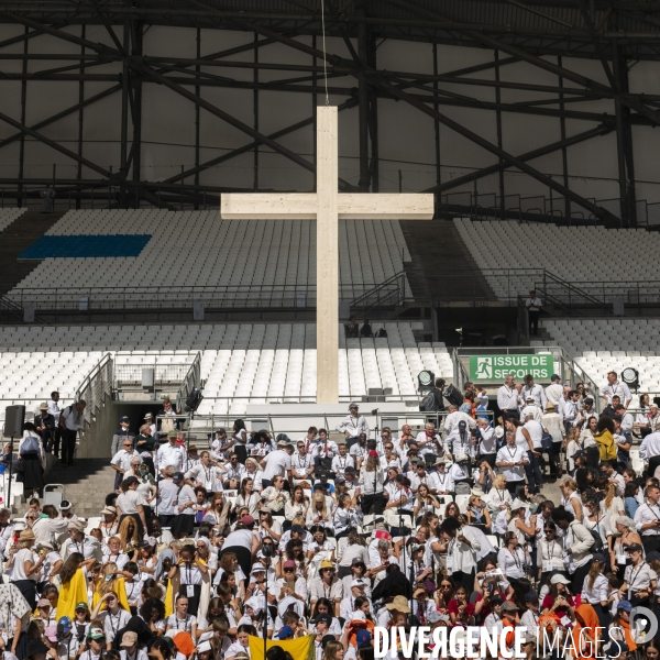 Le Pape au stade vélodrome