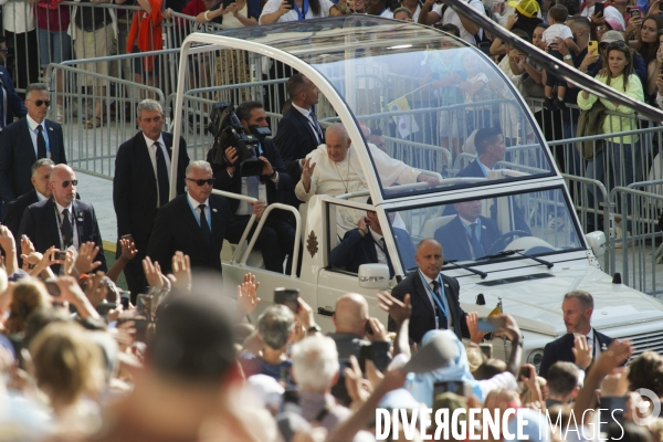 Le Pape au stade vélodrome