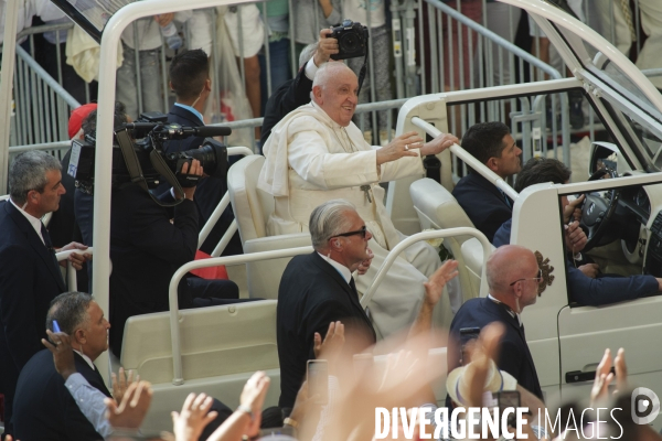 Le Pape au stade vélodrome