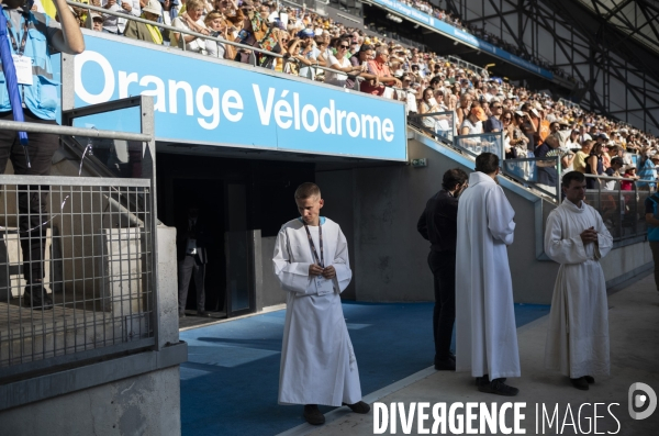 Le Pape au stade vélodrome