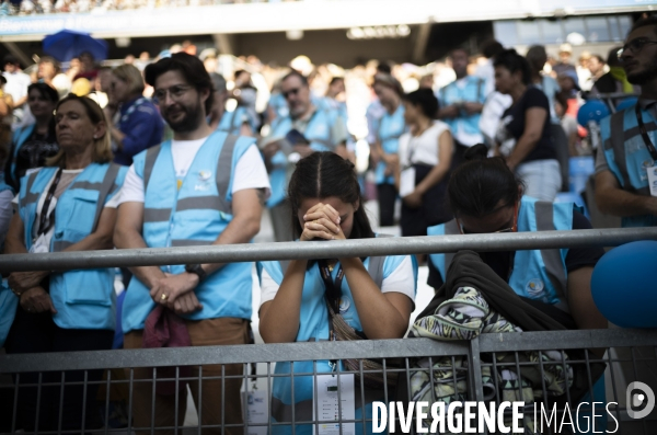 Le Pape au stade vélodrome