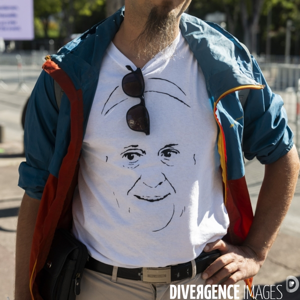 Le Pape au stade vélodrome