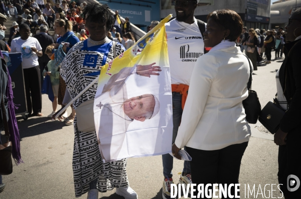 Le Pape au stade vélodrome