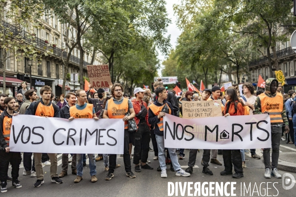 Manifestation contre les violences policieres