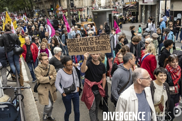 Manifestation contre les violences policieres