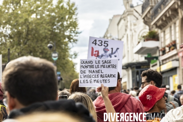 Manifestation contre les violences policieres